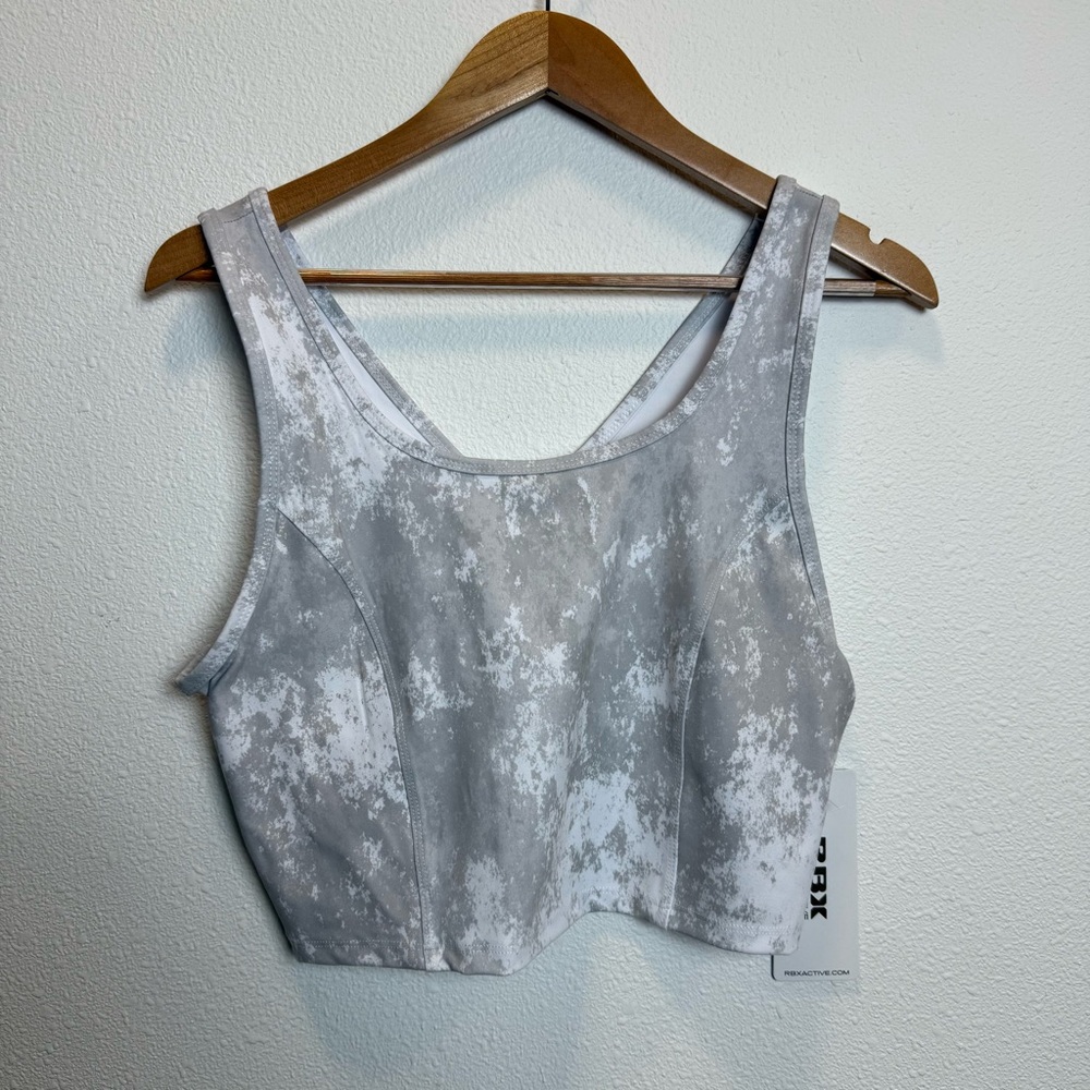 RBX Gray Patterned Women's Top